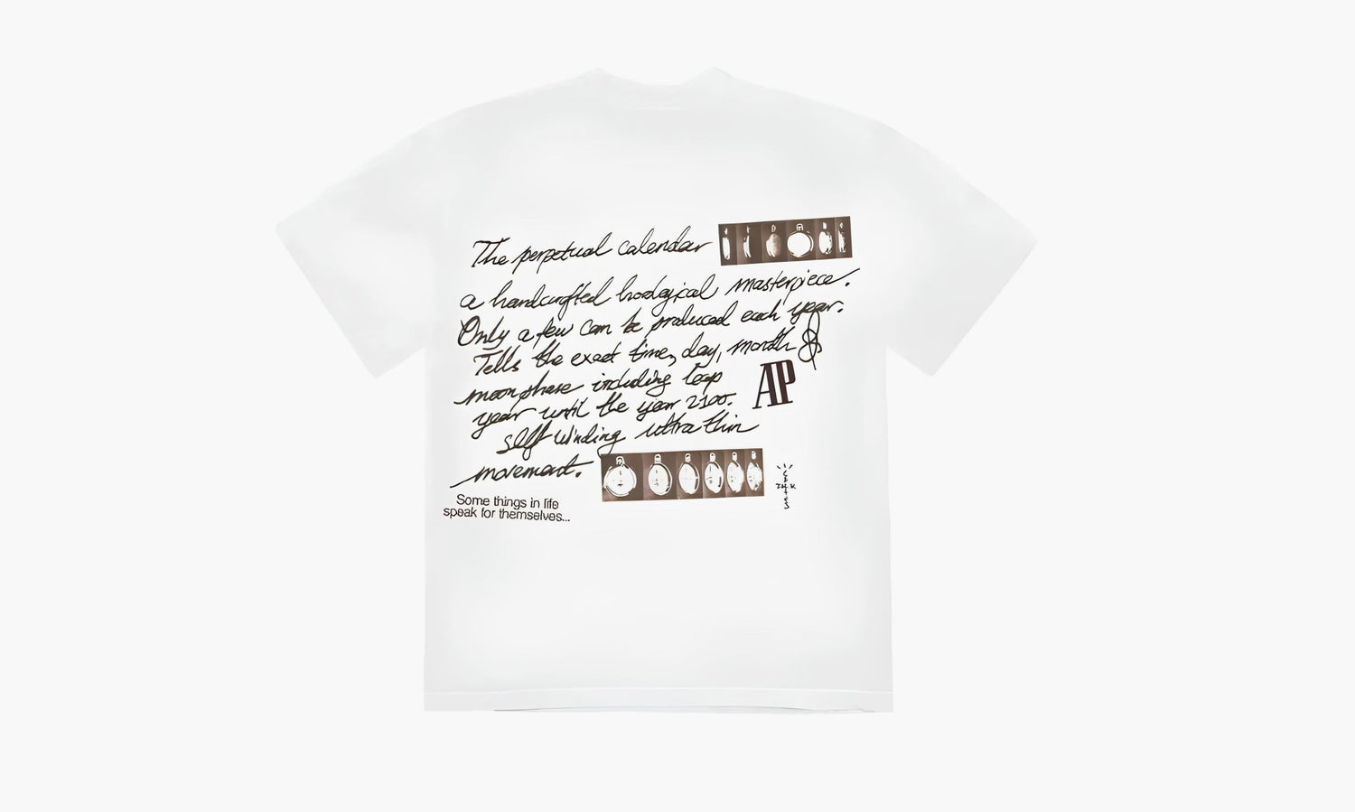 Travis Scott X Audemars Piguet T-shirt "White" - CJAP-SS03 | Grailshop