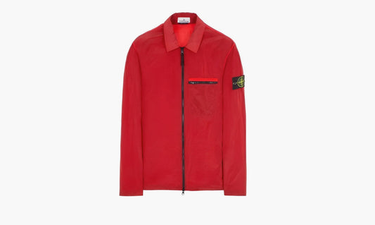 Stone Island Zip Shirt Jacket "Red" - 801511219-V0010 | Grailshop