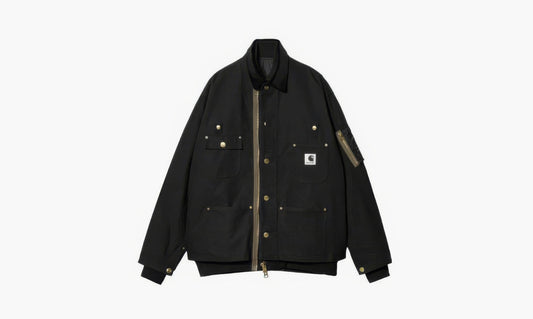 Sacai X Carhartt WIP FW23 Jacket "Black" - 23-03110M-001 | Grailshop