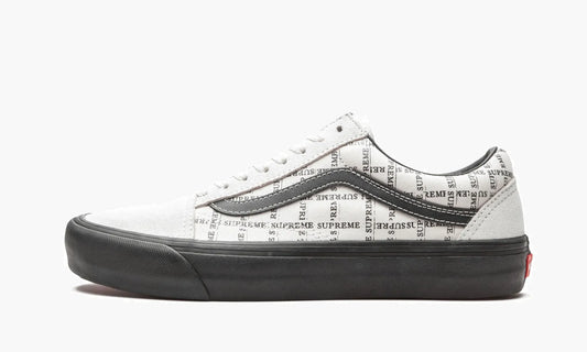 Vans Old Skool Pro "Supreme Grid White" - VN0A45JC2YV | Grailshop