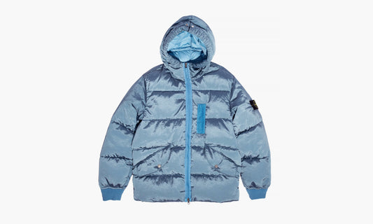 Stone Island Hooded Down Jacket "Mid Blue" - 771543619 V0046 | Grailshop