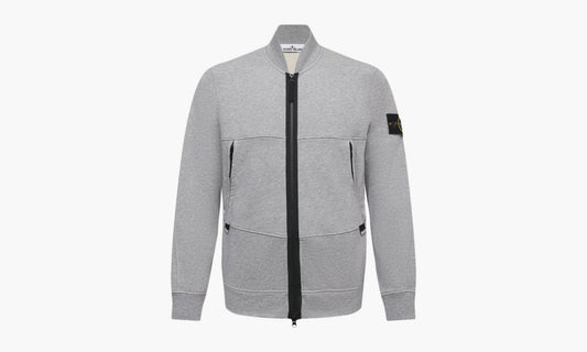 Stone Island Garment Dyed Bomber Jersey Jakcet "Grey Marl" - 741560351.V0M64 | Grailshop