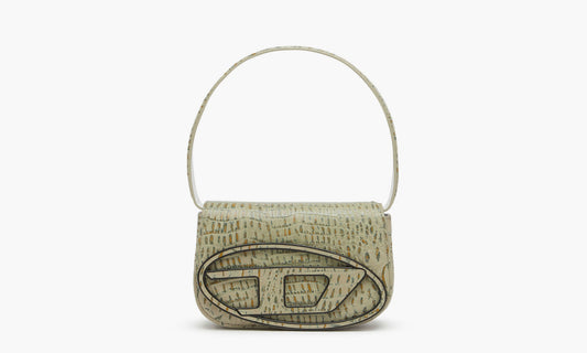 Diesel 1DR Shoulder Bag «Croc-Print Military Green» - X08396P5469 | Grailshop