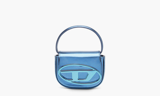 Diesel 1DR Iconic Mini Bag Mirrored Leather «Blue» - X08957PS202 | Grailshop
