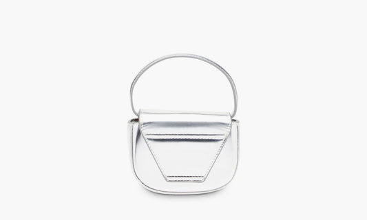 Diesel 1DR Iconic Mini Bag Mirrored Leather «White» - X08957PS202 | Grailshop