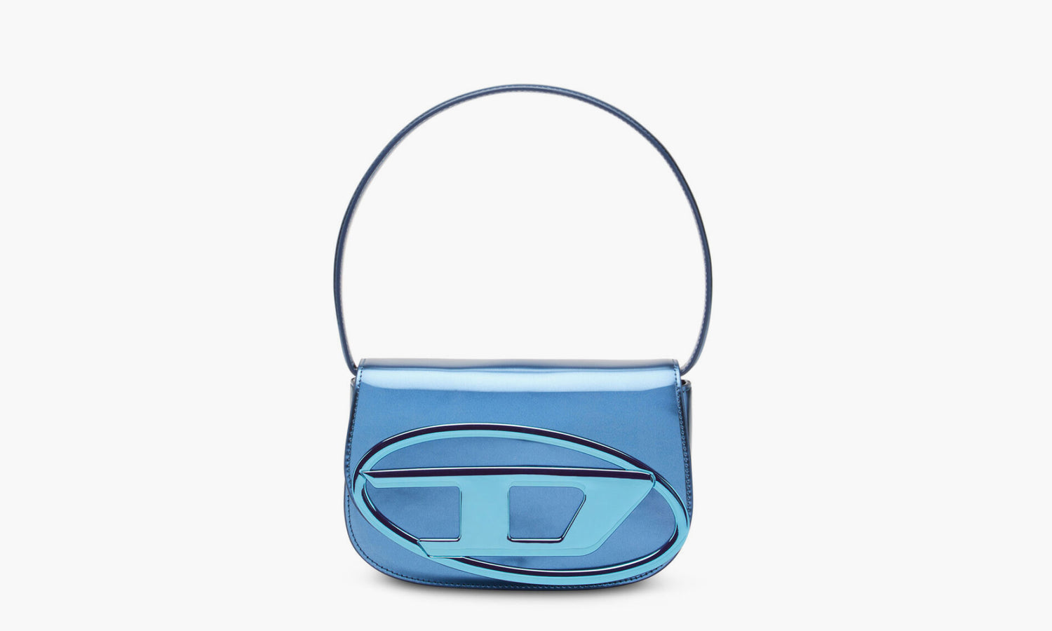 Diesel 1DR Shoulder Bag «Mirrored Leather Blue» - X08396PS202 | Grailshop
