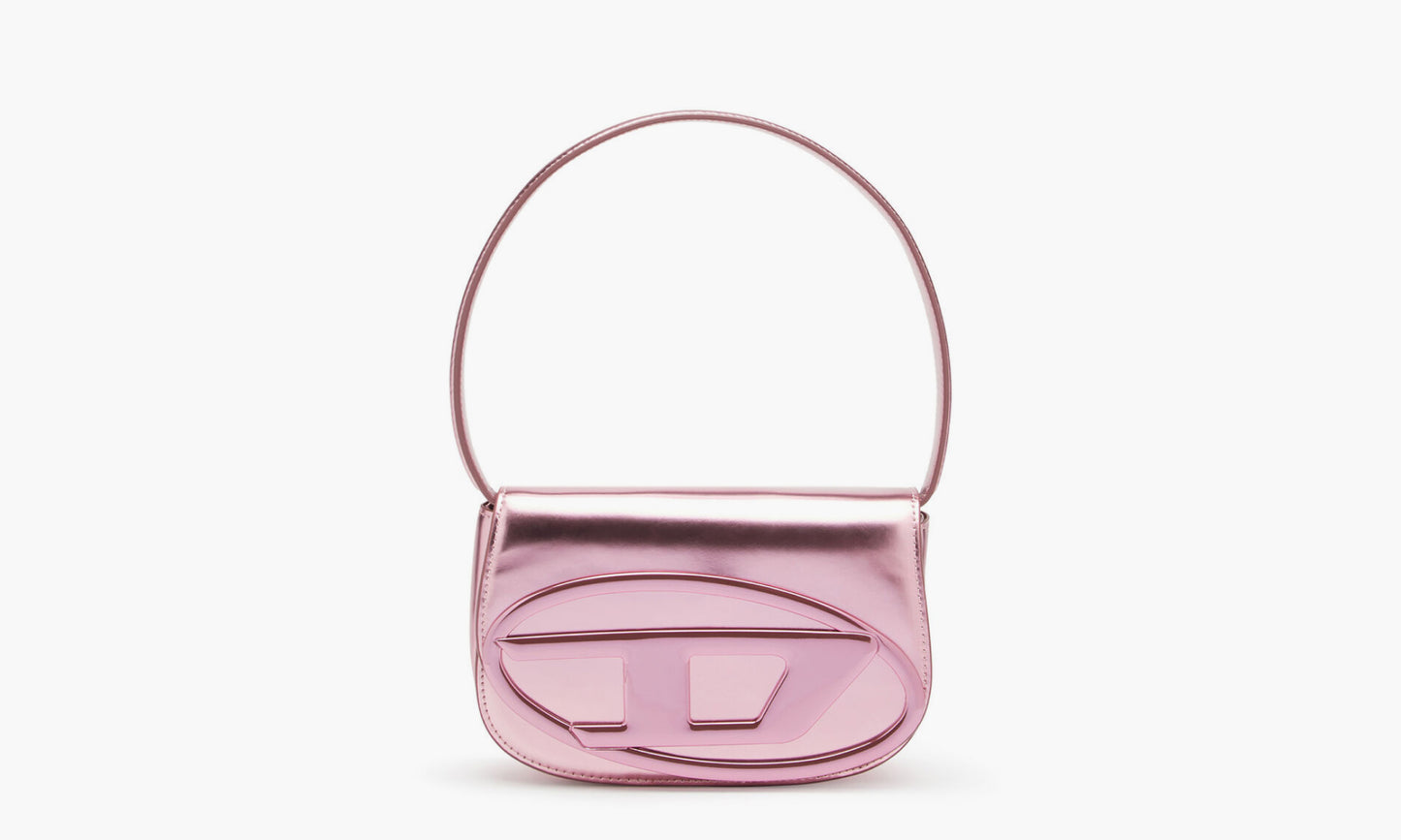 Diesel 1DR Shoulder Bag «Mirrored Leather Pink» - X08396PS202 | Grailshop