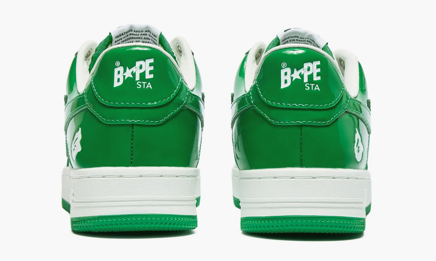 A Bathing Ape BAPE Sta "Patent Leather Green White" - 1I70-191-002 | Grailshop