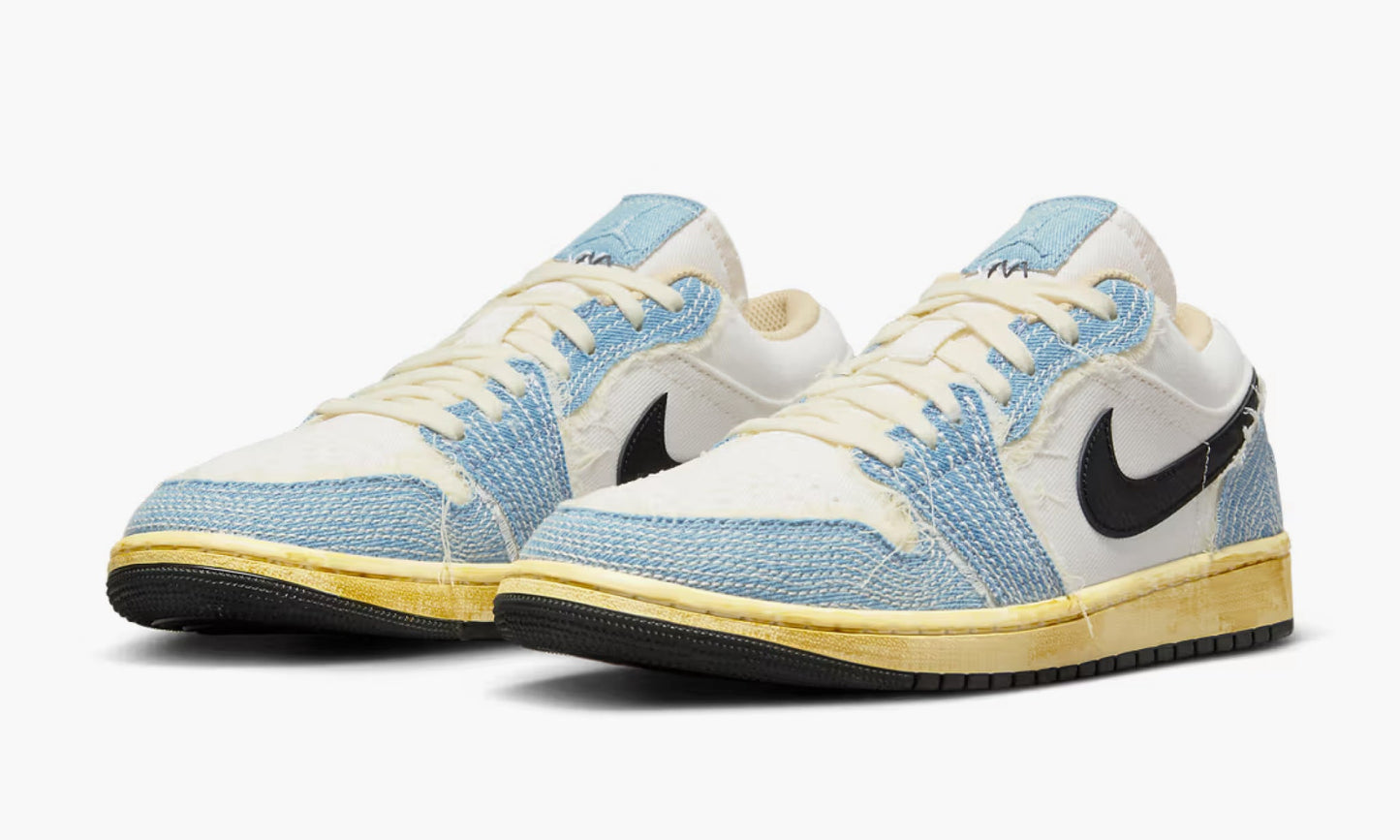 Jordan 1 Low SE Wrmk "Sashiko Denim" - FN7670 493 | Grailshop