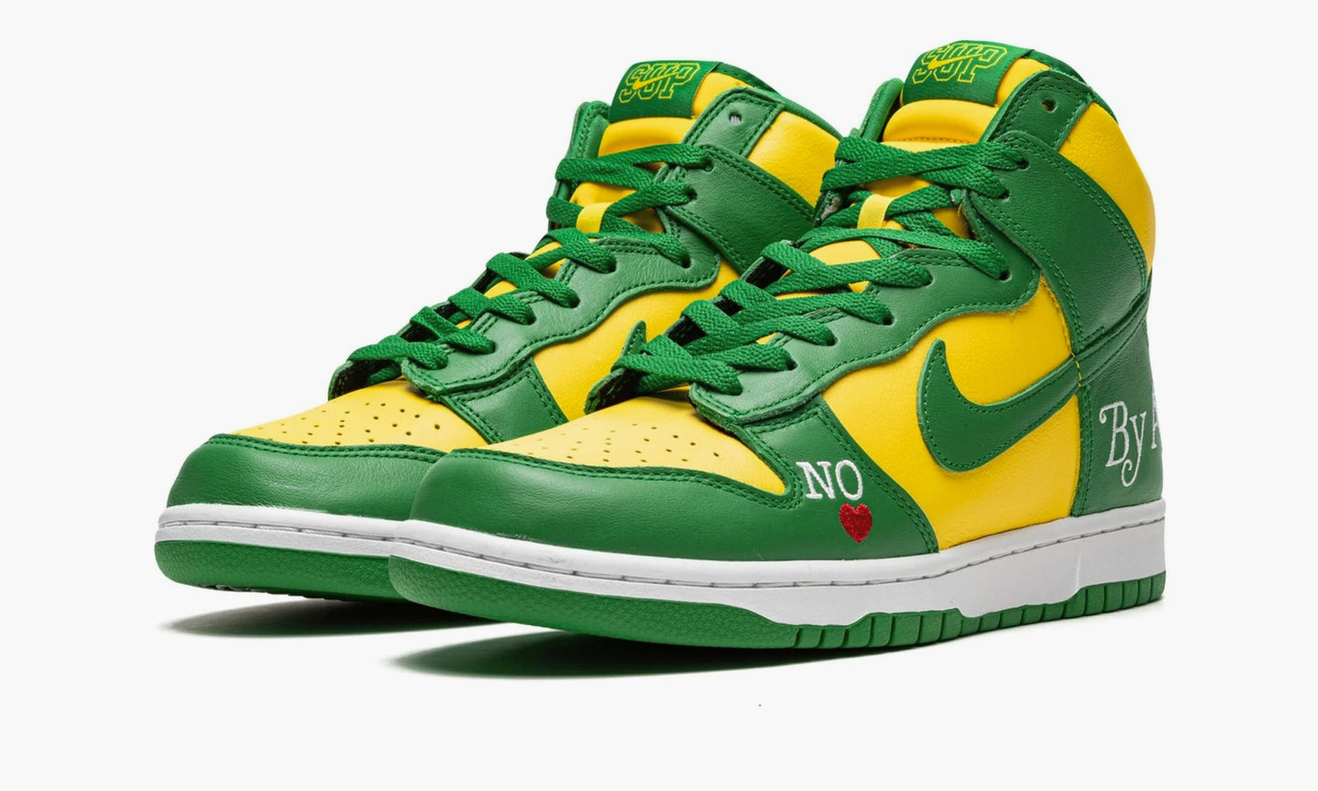 Nike Dunk SB High “Supreme By Any Means Brazil” - DN3741 700 | Grailshop