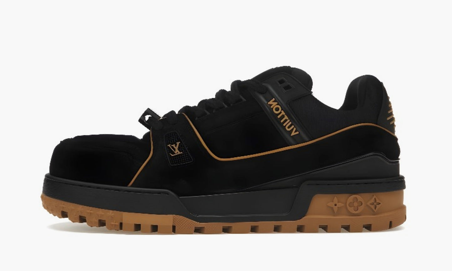 Louis Vuitton Trainer Maxi "Black Brown" - 1ABM30 | Grailshop