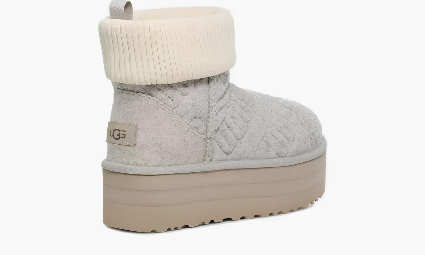 UGG Classic Platform Disquette Felted - 1144047-GREY | Grailshop