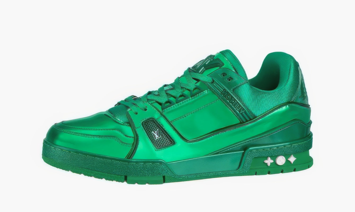 Louis Vuitton Trainer "Metallic Green" - 1AA46B | Grailshop