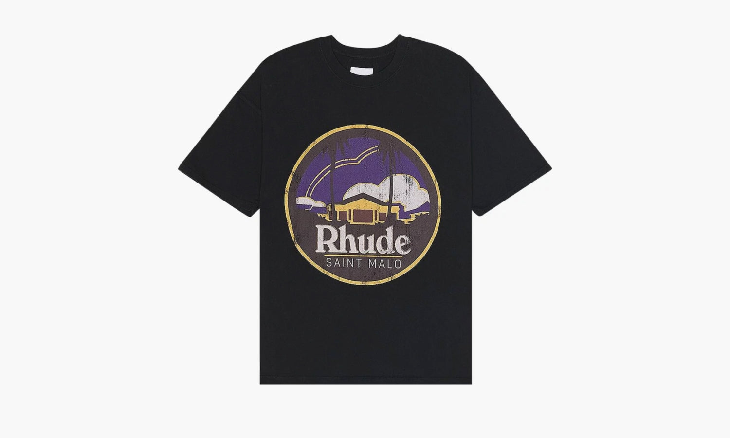 RHUDE Saint Malo Tee "Vintage Black" - SS24TT17012610 | Grailshop