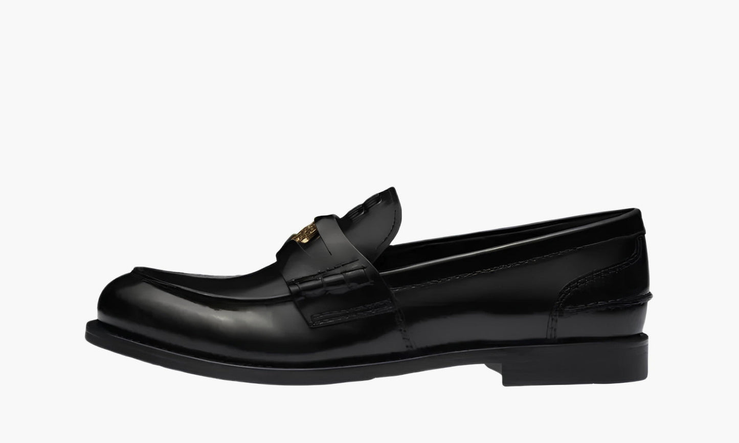 Miu Miu Brushed Leather Loafers "Black" - 5D773D_ULX_F0002_F_020 | Grailshop