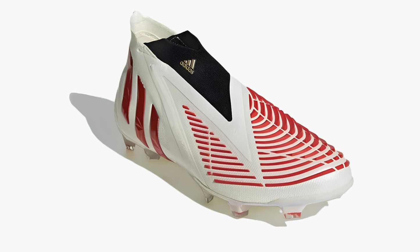 Adidas Predator Edge + Fg "White Hi-res Red" - GV7384 | Grailshop