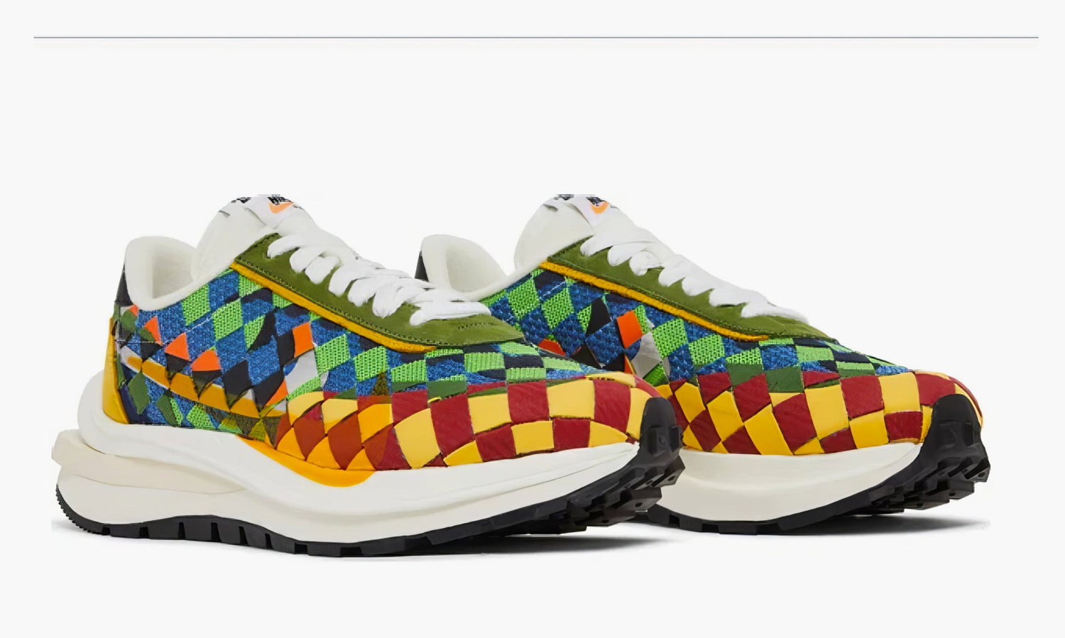 Nike Jean Paul Gaultier X Sacai X Orange Vaporwaffle Woven "Multicolor" - DR5209-300 | Grailshop