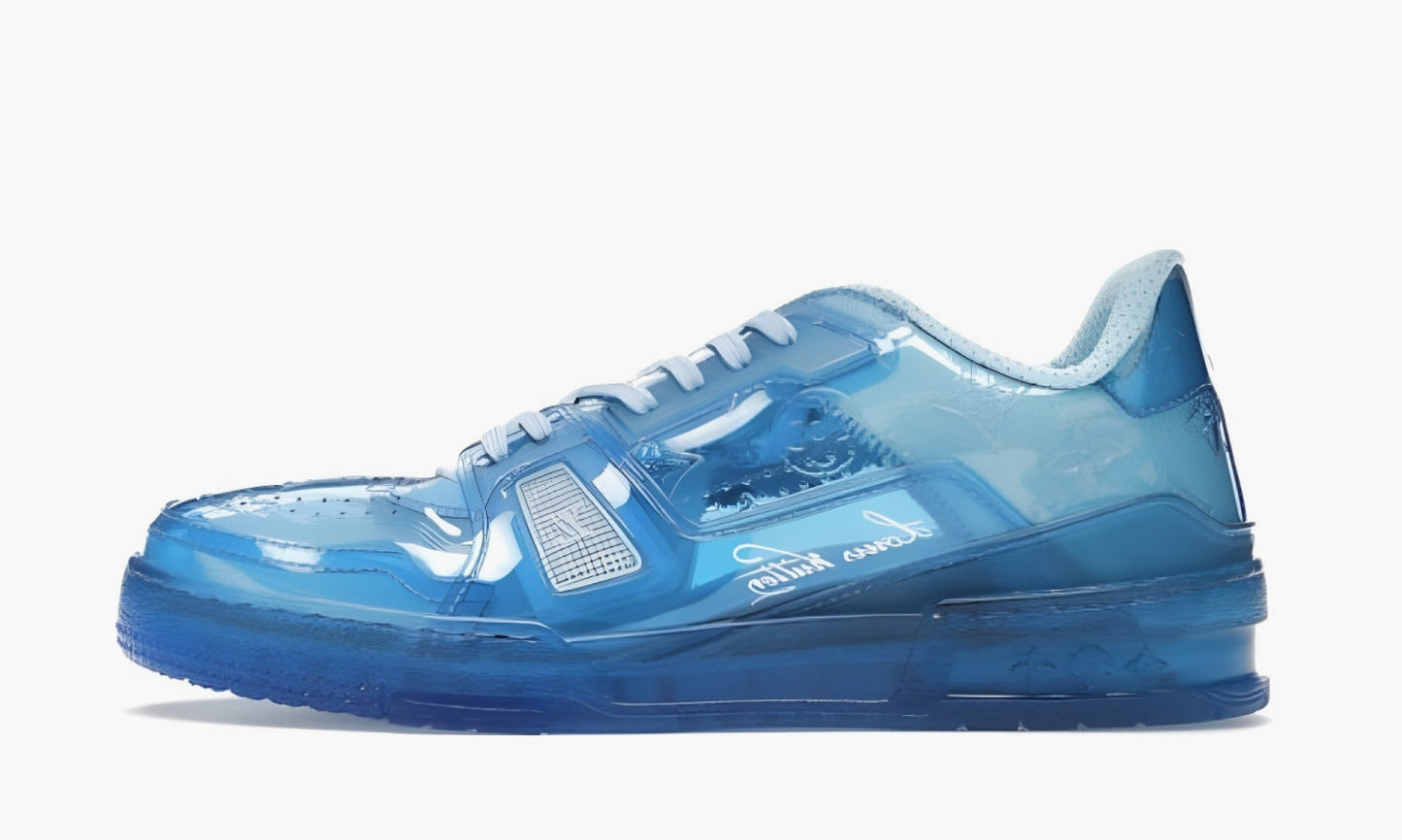 Louis Vuitton Trainer Sneaker Pvc "Blue" - 1A8KK4 | Grailshop