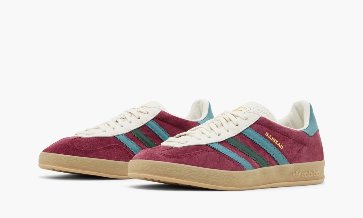 Adidas Gazelle 'Collegiate Burgundy Green' - IG4996 | Grailshop