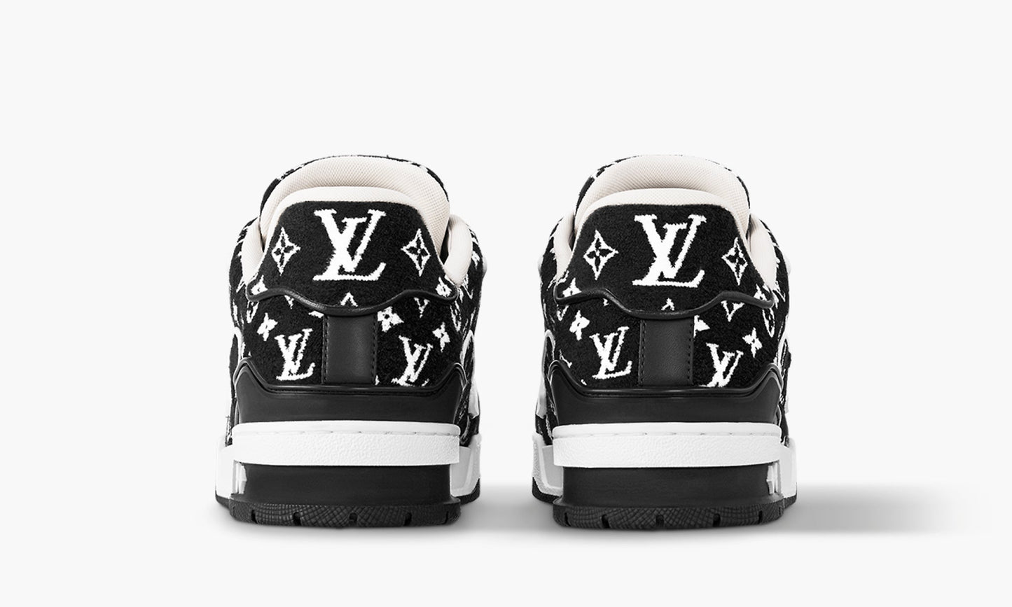 Louis Vuitton Trainer "Black Monogram Textile" - 1ABFTE | Grailshop