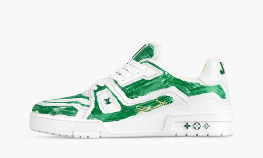 Louis Vuitton Trainer Sneaker "Green" - 1ABLX1 | Grailshop