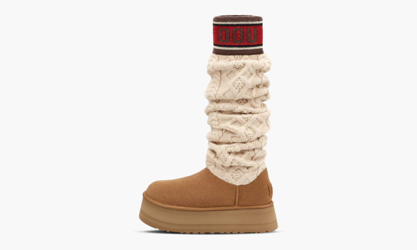 UGG Classic Sweater Letter Tall WMNS "Chestnut" - 1144044 CHE | Grailshop