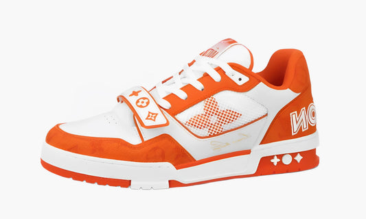 Louis Vuitton Trainer Line Sneaker "White Orange" - 1A9ZBI | Grailshop