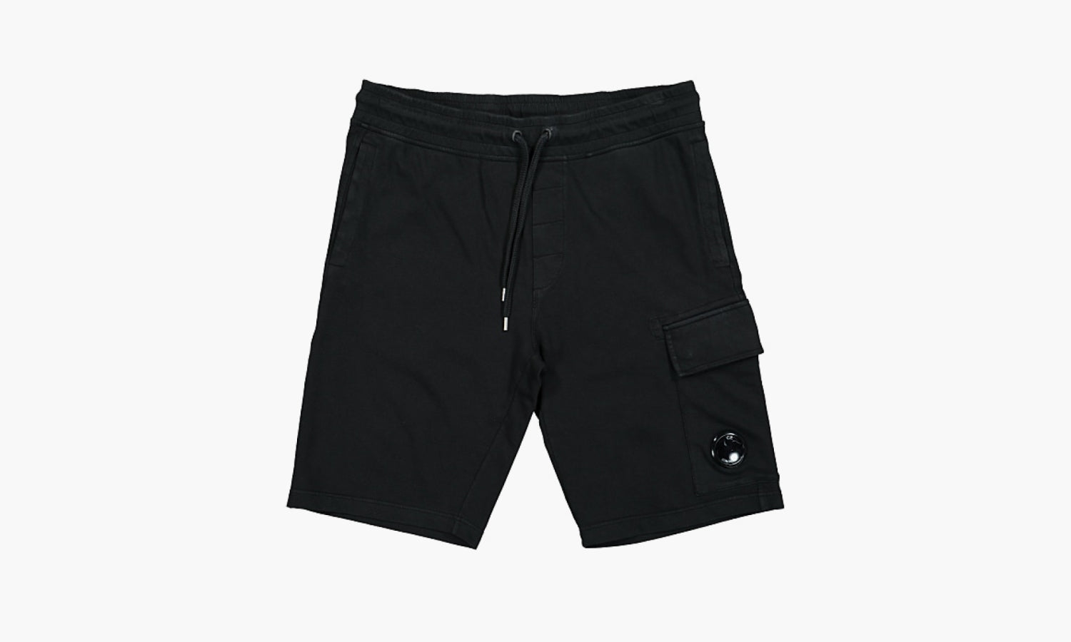 C.P. Company Light Fleece Cargo Shorts "Black" - CMSB101A110044G999 | Grailshop