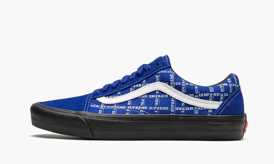 Vans Old Skool Pro "Supreme - Grid Logo - Blue" - VN0A45JC2YX | Grailshop