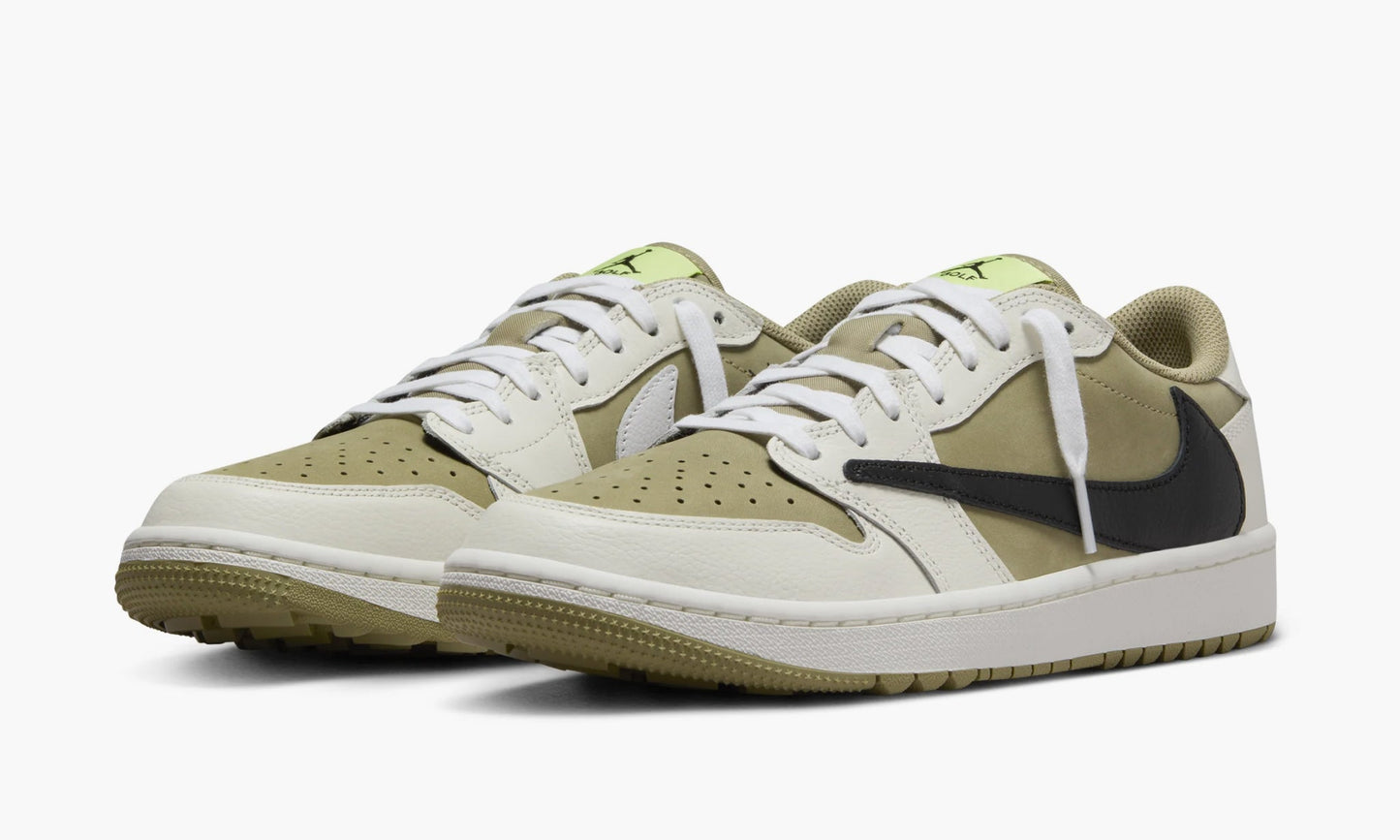 Jordan 1 Retro Low Golf "Travis Scott Neutral Olive" - FZ3124 200 | Grailshop