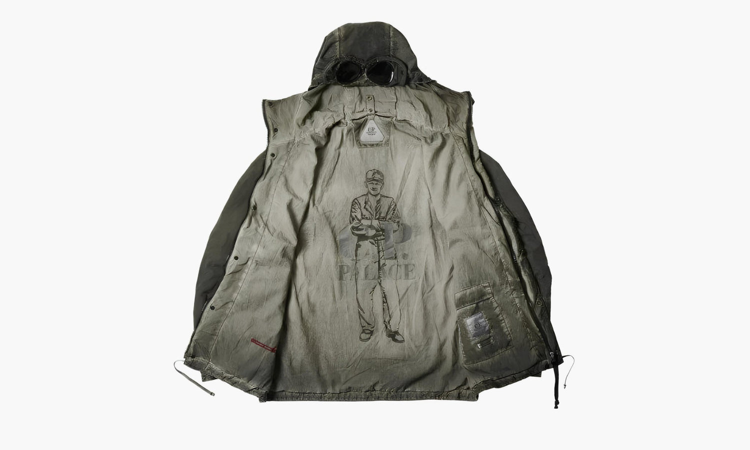 PALACE X C.P. Company Shell Goggle Jacket "black" - P23CPJK003 | Grailshop