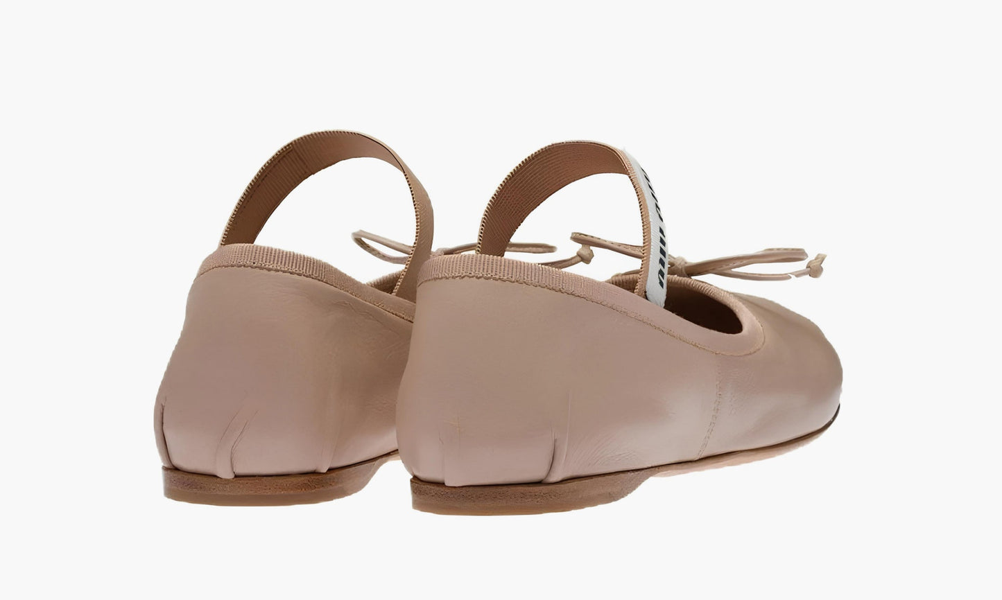 Miu Miu Satin Ballerinas "Light Brown" - 5F794D_XUU_F0NZ2_F_A005 | Grailshop