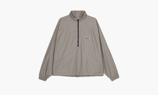 Fear Of God Essentials Half Zip Track Jacket "Cement" - FOG FW20 359 | Grailshop