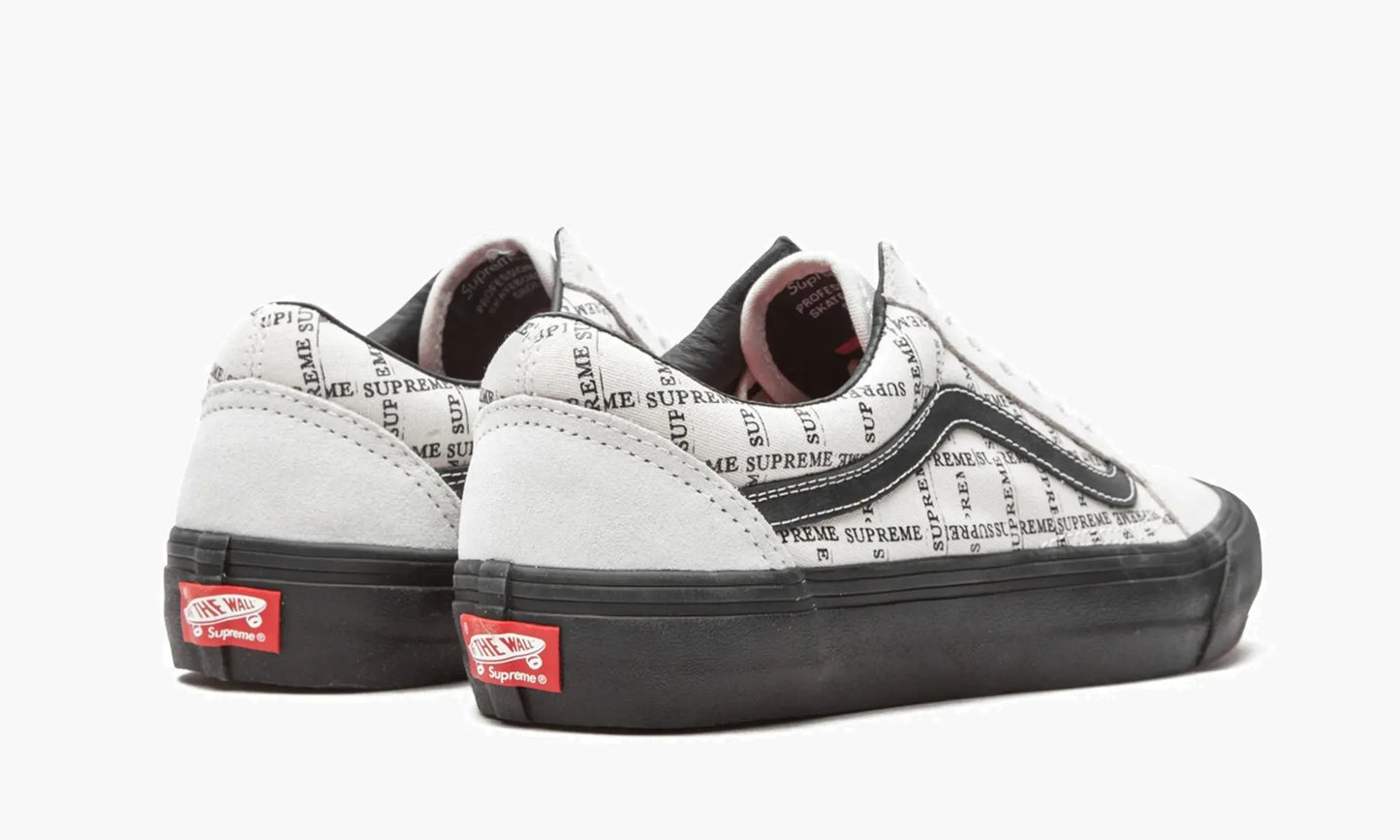 Vans Old Skool Pro "Supreme Grid White" - VN0A45JC2YV | Grailshop