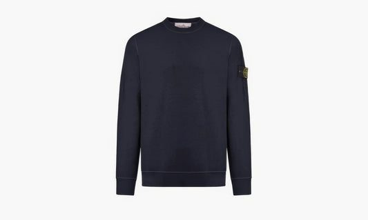 Stone Island Cotton Crew-neck Sweatshirt "Navy" - 801566060-V0020 | Grailshop