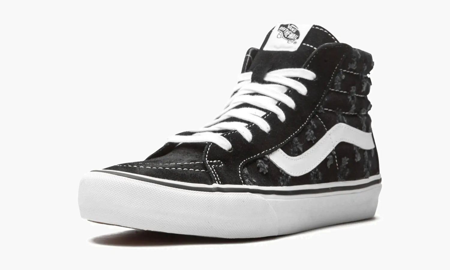 Vans Sk8-hi "Supreme - Hole Punch Denim - Black" - VN0A38Z32DC | Grailshop