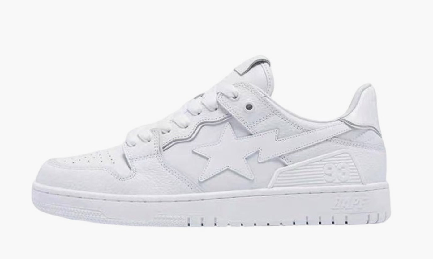 A Bathing Ape BAPE SK8 Sta "Triple White Patent Leather" - 1I70-191-010 | Grailshop