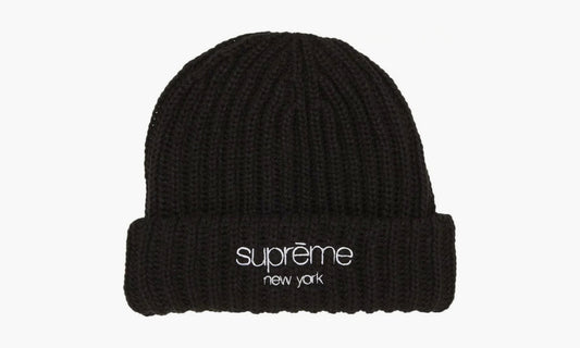 Supreme Ribbed Beanie Fw22 "Black" - FW22BN14 BLACK | Grailshop
