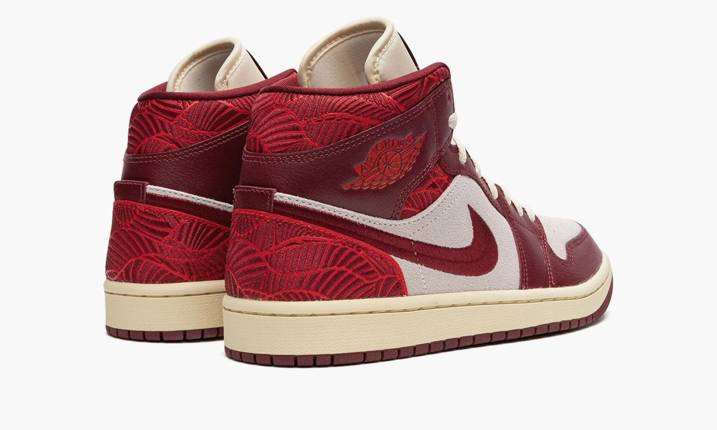 Jordan 1 Mid WMNS "Tiki Leaf Team Red" - DZ2820 601 | Grailshop