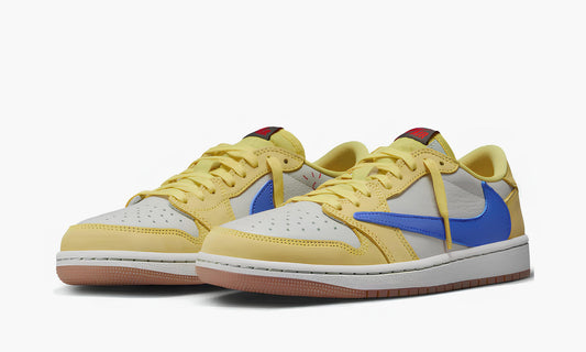 Travis Scott X Air Jordan 1 Low OG "Canary" - DZ4137-700 | Grailshop