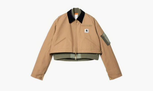 Sacai X Carhartt Double Jacket "Brown Green" - 23-06741-651 | Grailshop