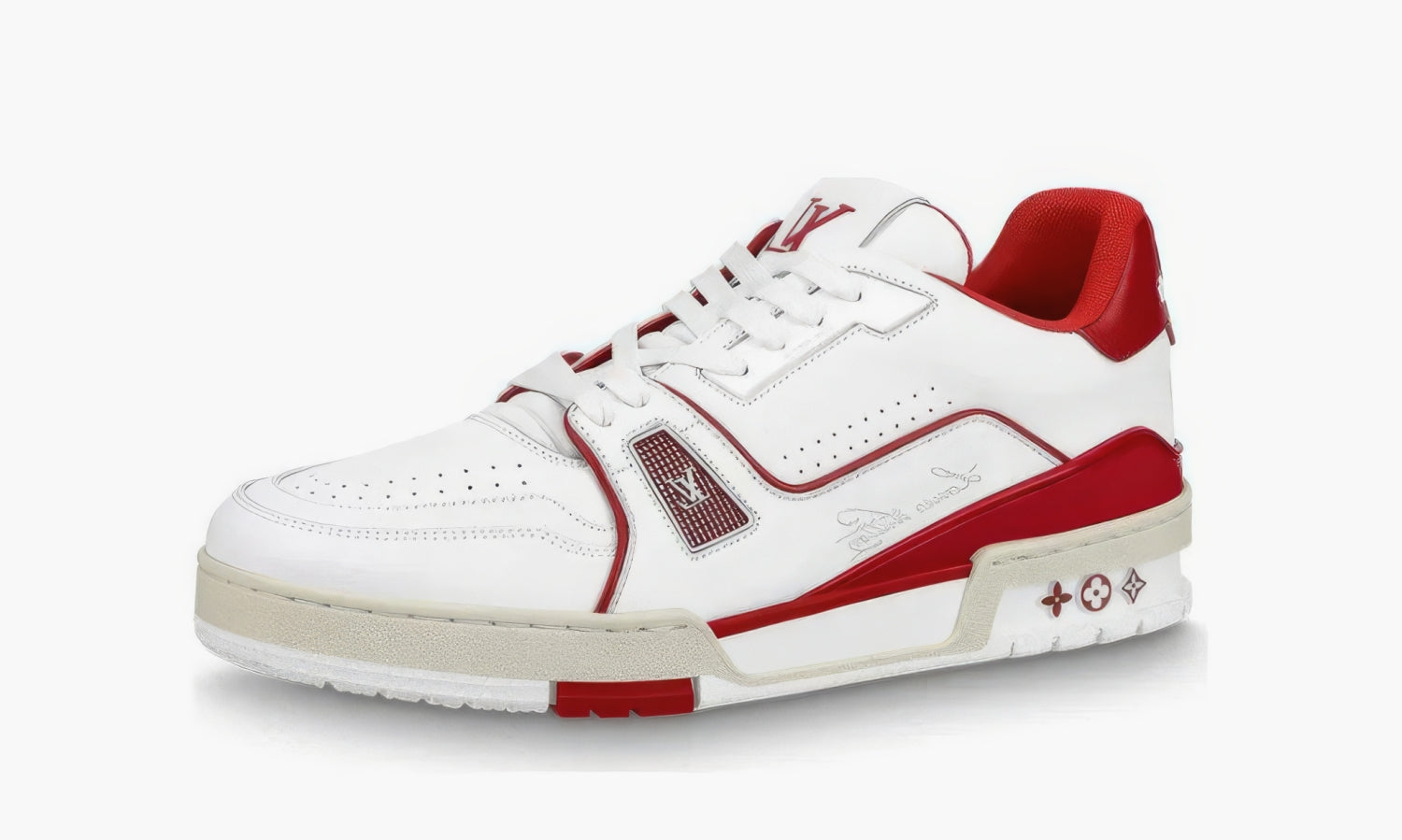 Louis Vuitton Trainer "Red" - 1A8ZPR | Grailshop