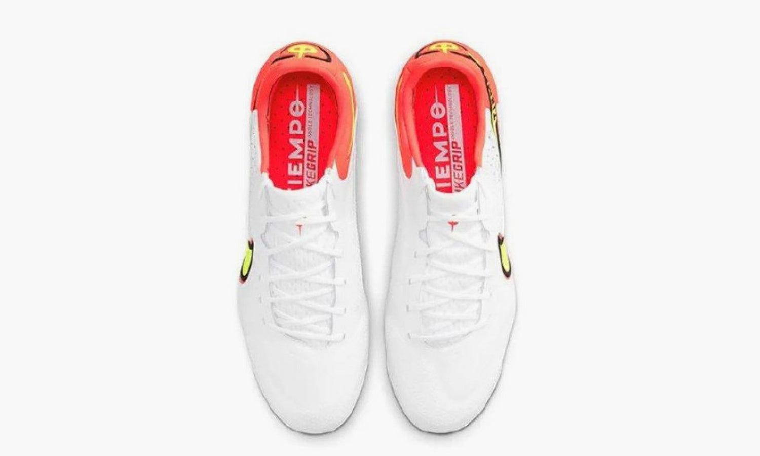 Nike Tiempo Legend 9 Elite Fg "White Bright Crimson Volt" - CZ8482-176 | Grailshop