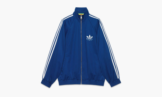 Adidas Gucci X Cotton Jersey Zip Jacket "Blue" - 712952 XJEGU 4153 | Grailshop