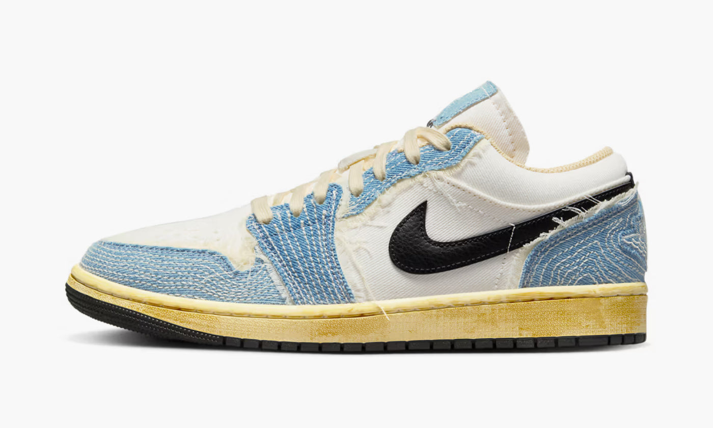 Jordan 1 Low SE Wrmk "Sashiko Denim" - FN7670 493 | Grailshop