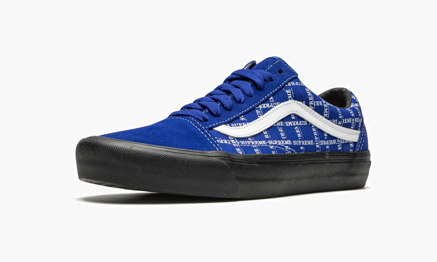 Vans Old Skool Pro "Supreme - Grid Logo - Blue" - VN0A45JC2YX | Grailshop