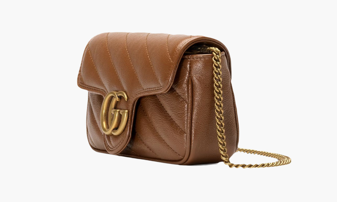 Gucci GG Marmont Super Mini Bag «Brown» - 476433 0OLFT 2535 | Grailshop