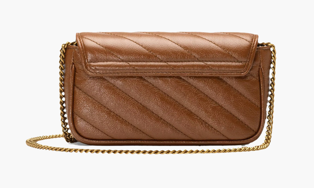 Gucci GG Marmont Super Mini Bag «Brown» - 476433 0OLFT 2535 | Grailshop