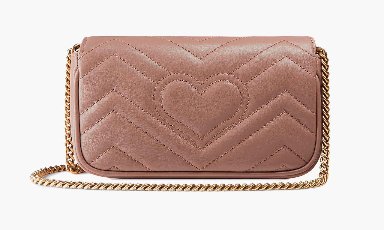 Gucci GG Marmont Super Mini Bag «Dusty Pink» - 476433 DTDCT 5729 | Grailshop