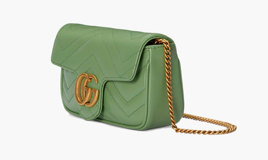 Gucci GG Marmont Super Mini Bag «Sage Green» - 476433 DTDHT 3408 | Grailshop